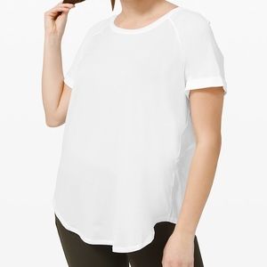 Lululemon Open Up Tie Back Tee